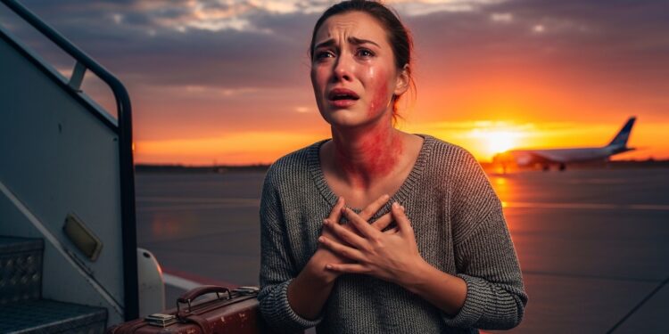 Dans la saison 10 de Mariés au premier regard la phobie de lavion de Mélanie provoque une violente crise de panique sur le tarmac Son rêve de double mariage avec sa sœur Lucile et Antoine semble compromis Découvrez les détails émouvants et les enjeux   Viral Mag