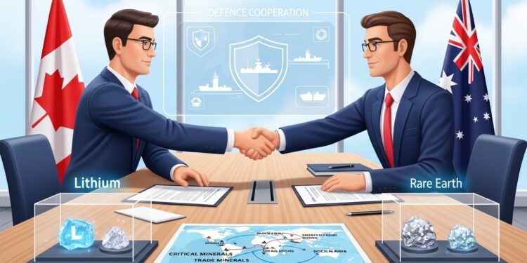Mark Carney en Australie : Minéraux et Défense au Cœur des Enjeux - Viral Mag Le Premier ministre canadien Mark Carney arrive en Australie pour renforcer les liens sur les minéraux critiques la défense et la sécurité économique dans un contexte géopolitique tendu Découvrez les détails de cette visite stratégique Viral Mag