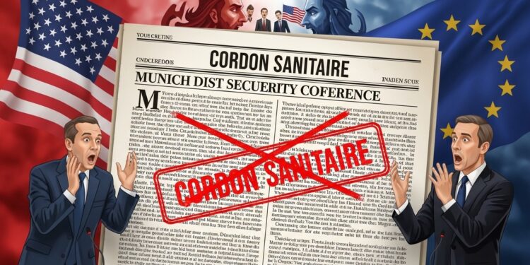 Un média belge sanctionné pour avoir publié intégralement le discours de JD Vance sur le recul de la liberté dexpression en Europe Le cordon sanitaire médiatique relance le débat sur censure et journalisme libre   Viral Mag