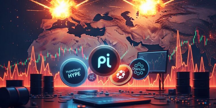 Découvrez les top altcoins à acheter maintenant  Hyperliquid profite du pétrole Pi Network listé bientôt Chainlink domine les oracles malgré la volatilité géopolitique Iran USA   Viral Mag