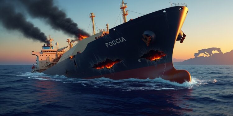 Un méthanier russe abandonné dérive en Méditerranée avec 700 tonnes dhydrocarbures Aucun signe de fuite pour linstant mais risque dexplosion majeur selon la protection civile italienne   Viral Mag