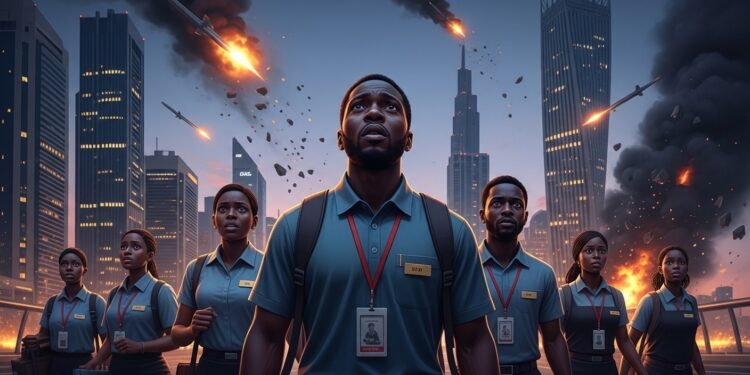 Des milliers de migrants africains restent au travail dans le Golfe malgré les explosions de missiles iraniens sur Dubaï et Abou Dhabi Entre peur et nécessité économique leurs témoignages révèlent un quotidien bouleversé   Viral Mag