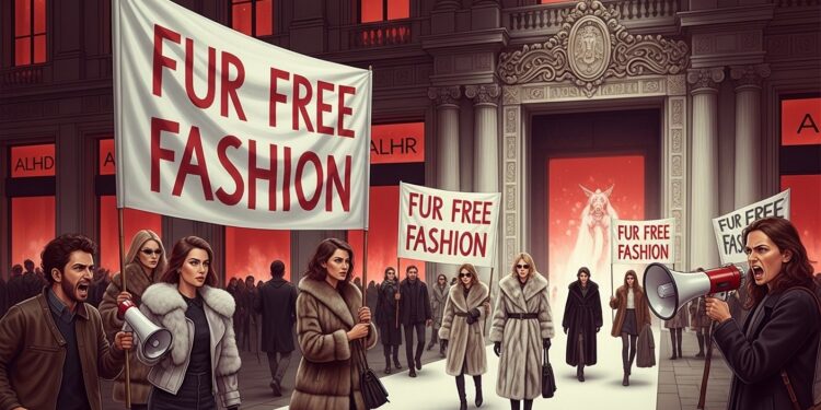 Des militants animalistes intensifient leur combat à Milan pour imposer une mode sans fourrure Manifestations devant Armani et espoirs placés dans la CNMI malgré les résistances de certaines maisons de luxe   Viral Mag