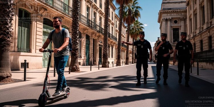 À Montpellier un Algérien en situation irrégulière sous OQTF écope de 6 mois ferme et 3 ans dITF pour vol de trottinette Récidiviste son cas relance le débat sur lexécution des expulsions   Viral Mag