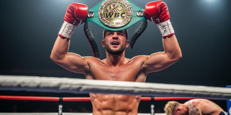 Moreno Fendero remporte son 14e succès consécutif en dominant Shawn McCalman et décroche la ceinture WBC Continental des Amériques super moyens Portrait dun gaucher français en pleine ascension   Viral Mag