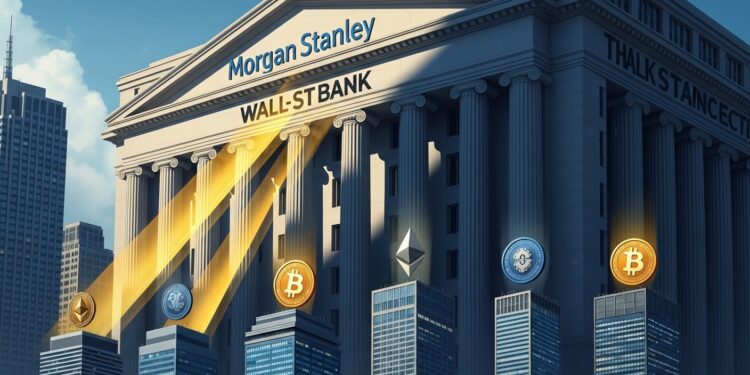 Les grandes banques comme Morgan Stanley entrent en force dans le crypto avec trading custody et staking Les exchanges traditionnels risquent ils de perdre la bataille  Analyse complète   Viral Mag