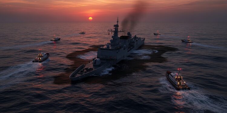 Naufrage Dramatique d’une Frégate Iranienne : 150 Disparus - Viral Mag Tragédie en mer une frégate iranienne a sombré au large du Sri Lanka laissant près de 150 marins disparus après une possible explosion Détails sur le sauvetage et le contexte international Viral Mag