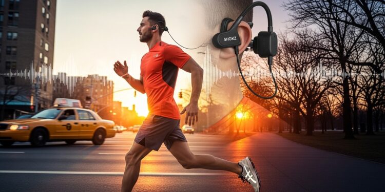 Découvrez comment le casque à conduction osseuse Shokz OpenRun révolutionne le sport et la vie quotidienne Sécurité confort et son immersif sans isoler des bruits environnants Un allié idéal pour runners et cyclistes   Viral Mag