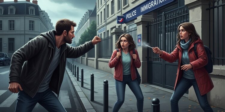 À Nîmes un homme sous obligation de quitter le territoire a menacé et craché sur deux sœurs devant un collège Condamné à 10 mois ferme il a ri au tribunal Un fait divers qui interroge sur la sécurité   Viral Mag