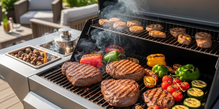 Découvrez pourquoi le barbecue fumoir électrique Ninja Woodfire à 295€ devient lindispensable 2026  polyvalence 7 en 1 saveurs fumées sans charbon et facilité dutilisation pour tous les extérieurs   Viral Mag