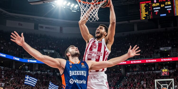 Ce soir à 20h15 lOlympiakos reçoit Baskonia en Euroligue Analyse complète des forces en présence enjeux pour le classement et clés du match avant ce choc de la 32e journée   Viral Mag