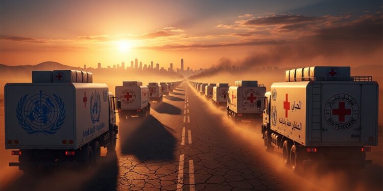 LOMS expédie 22 tonnes de matériel vital par route depuis Dubaï pour soutenir le système de santé libanais submergé par le conflit Un corridor terrestre innovant face aux blocages aériens   Viral Mag