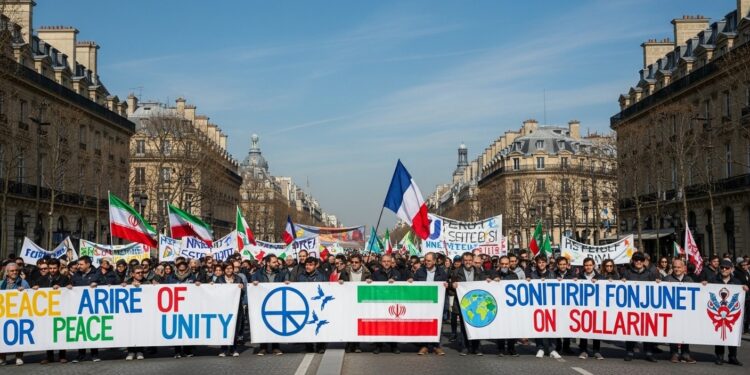 À Paris une manifestation antiraciste a vu défiler des militants pro Khamenei aux côtés de syndicats et partis de gauche provoquant indignation et heurts avec des opposantes iraniennes Décryptage dune polémique explosive   Viral Mag