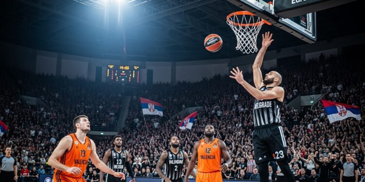 Partizan Belgrade affronte Valence en Euroligue : l’heure du sursaut ? - Viral Mag Ce soir à Belgrade le Partizan reçoit Valence en Euroligue Avec une série en cours les Serbes peuvent ils créer la surprise face à une équipe en forme Analyse complète du choc de la 34e journée Viral Mag