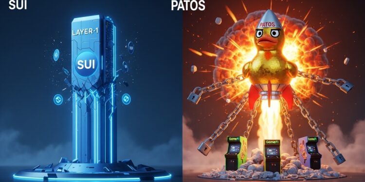 Découvrez pourquoi Patos Meme Coin pourrait surpasser SUI en ROI asymétrique grâce à son GameFi token gated ses 111 listings CEX prévus et son supply shock calculé Analyse 2026   Viral Mag