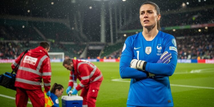 Pauline Peyraud-Magnin Forfait : Coup Dur pour les Bleues en Irlande - Viral Mag Pauline Peyraud Magnin gardienne numéro 1 des Bleues déclare forfait pour le premier match qualificatif Coupe du monde 2027 face à lIrlande Qui prendra sa place Décryptage complet Viral Mag