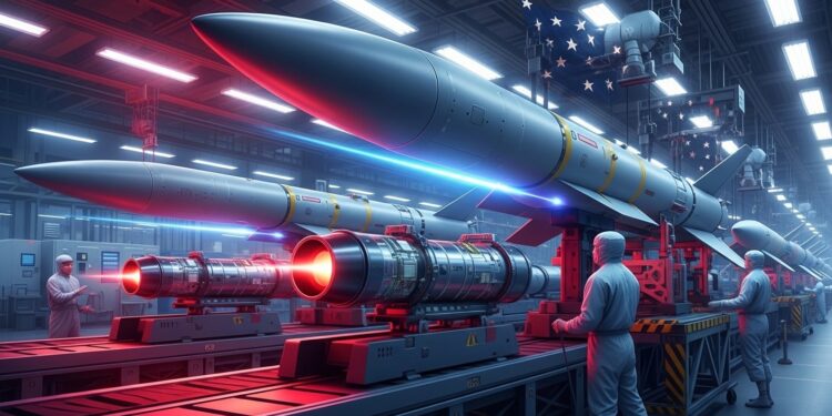 Pentagone et Industriels s’Accordent sur une Hausse Massive de Production de Missiles - Viral Mag Le ministère américain de la Défense signe des accords majeurs avec Lockheed Martin BAE Systems et Honeywell pour quadrupler la production de composants THAAD et accélérer celle du PrSM plaçant lindustrie sur le pied de guerre Viral Mag