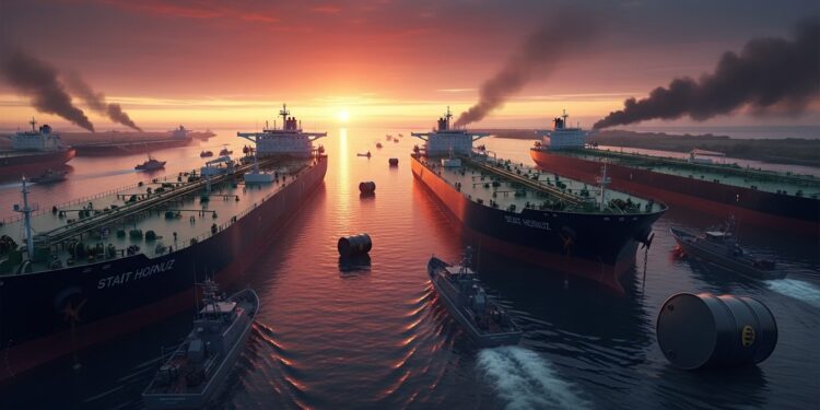 Le pétrole Brent dépasse 82$ et WTI grimpe au 5e jour de la guerre au Moyen Orient Détroit dOrmuz bloqué par les Gardiens de la Révolution  impacts sur prix énergie et économie mondiale   Viral Mag