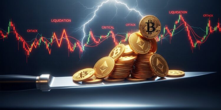 Plus de 3 milliards $ de longs crypto en danger imminent - Viral Mag Bitcoin et Ethereum flirtent avec des niveaux critiques plus de 3 milliards de positions longues à risque de liquidation en cascade Analyse des seuils clés et des conséquences possibles sur le marché Viral Mag