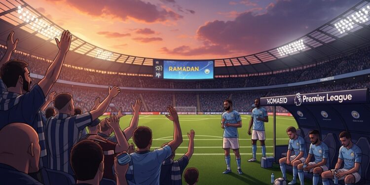 Lors du match Leeds United Manchester City des supporters ont hué la pause permettant aux joueurs musulmans de rompre leur jeûne du Ramadan Réactions indignées et appel au respect dans le football anglais   Viral Mag