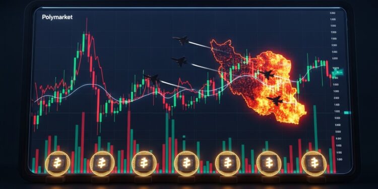 Polymarket Explose : 478 M$ Pariés sur les Frappes en Iran - Viral Mag Polymarket bat tous ses records avec 478 millions de dollars échangés en une journée lors des frappes USA Israël en Iran Six portefeuilles empochent 12 M$ en pariant juste avant lattaque Viral Mag