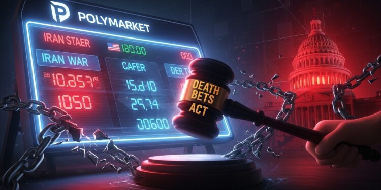 Explosion des paris sur une frappe US en Iran sur Polymarket déclenche un projet de loi choc à Washington Décryptage de la DEATH BETS Act qui veut interdire les contrats sur guerres et assassinats   Viral Mag