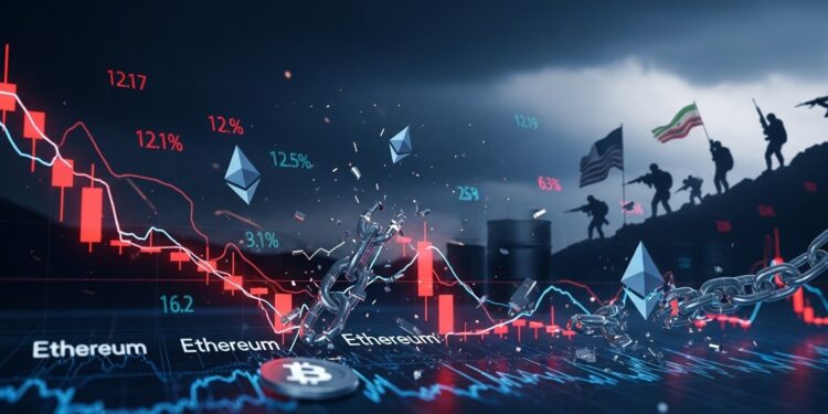 Le marché des cryptomonnaies a perdu 25  aujourdhui tombant à 245 trillions de dollars Tensions géopolitiques entre les États Unis et lIran hausse du pétrole et attentes sur les taux de la Fed expliquent cette correction Analyse complète des facteurs en jeu   Viral Mag