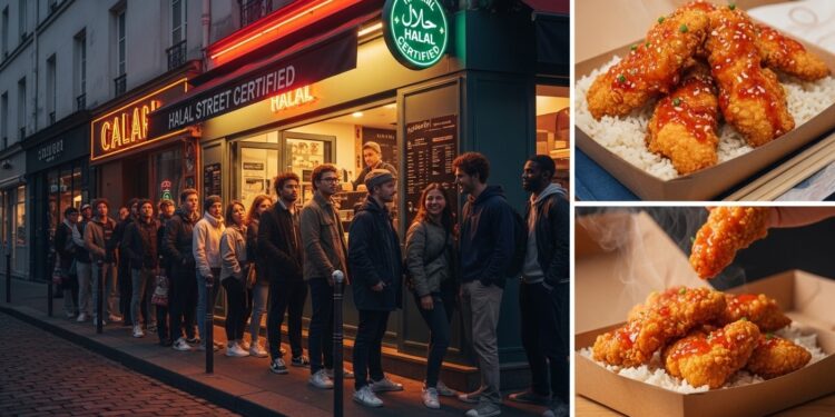 À Paris le poulet frit halal simpose dans la street food  abordable rassasiant et adapté à tous Découvrez les raisons de cette tendance irrésistible en 2026 malgré la baisse du pouvoir dachat   Viral Mag