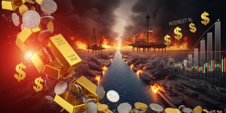 Traditionnellement valeurs refuges lor et largent ont surpris en baissant fortement avec le conflit au Moyen Orient Découvrez les raisons économiques derrière cette chute paradoxale et ses implications futures   Viral Mag