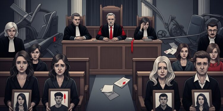 Procès Tempé : 57 Morts, la Justice en Marche - Viral Mag Ouverture du procès historique de la catastrophe ferroviaire de Tempé en Grèce 36 accusés 57 victimes un pays en quête de vérité trois ans après le drame Viral Mag