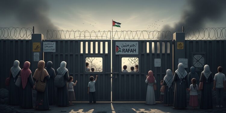 Rafah Fermé : Espoirs Brisés à Gaza - Viral Mag À Gaza la fermeture soudaine du passage de Rafah après loffensive contre lIran replonge la population dans langoisse brisant rêves détudes soins et retrouvailles familiales Viral Mag