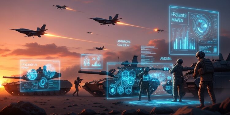 La guerre au Moyen Orient accélère le rapprochement entre les géants de la tech et larmée américaine Palantir Anthropic et Anduril jouent un rôle clé dans cette transformation stratégique inédite   Viral Mag
