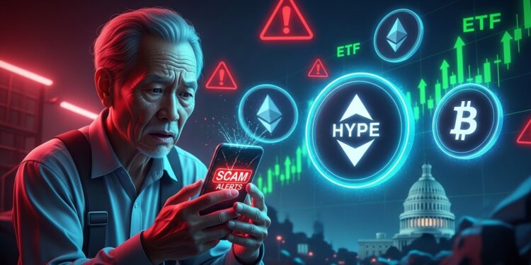 Le marché crypto du 21 mars 2026 secoué par un gros scam à Hong Kong le dépôt Grayscale pour un ETF HYPE et lavancée législative américaine sur les rendements stablecoins Détails et impacts   Viral Mag