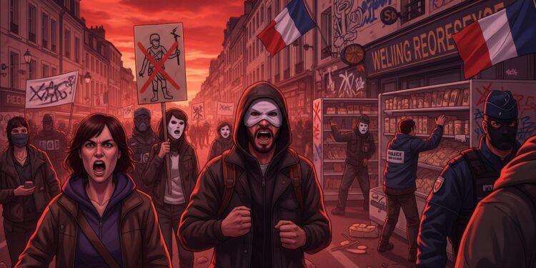 À Rennes des militants ultragauche ont scandé On nentend plus chanter Arnaud Beltrame avant de piller un supermarché lors dun contre carnaval Quatre interpellations pour vol arme et apologie du terrorisme   Viral Mag