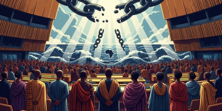 Résolution ONU sur l’Esclavage Africain : Vers une Guérison Collective - Viral Mag LAssemblée générale de lONU a qualifié la traite des esclaves africains de pire crime contre lhumanité LUnion africaine salue cette avancée historique vers la justice et les réparations Décryptage complet Viral Mag