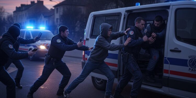 À Ris Orangis un jeune de 16 ans présumé dealer frappe des policiers de la BAC sévade de leur véhicule et voit ses complices voler leurs téléphones Trois interpellations   Viral Mag