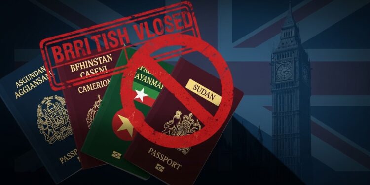 Le Royaume Uni suspend les visas détudes pour Afghans Camerounais Birmans et Soudanais ainsi que les visas de travail qualifié aux Afghans face à une explosion des demandes dasile Une mesure choc qui marque un tournant   Viral Mag