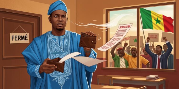 Au Sénégal des retenues sur salaires frappent les enseignants grévistes depuis quatre mois Le gouvernement défend la mesure comme légale face à une crise financière majeure Détails et impacts expliqués   Viral Mag