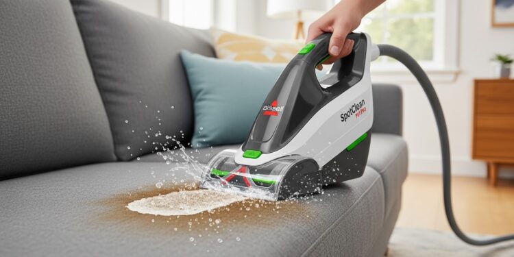 Shampouineuse Bissell SpotClean Pet Pro : L’Affaire Immanquable à Saisir - Viral Mag Découvrez pourquoi la Bissell SpotClean Pet Pro numéro 1 des ventes révolutionne le nettoyage des taches tenaces sur canapés tapis et voitures Promo exceptionnelle à 15999 € pendant les Ventes Flash Printemps Viral Mag