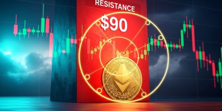 Solana teste la résistance clé des 90 $ avec une confluence technique majeure Bull trap en vue ou véritable breakout  Analyse complète et niveaux à surveiller en mars 2026   Viral Mag