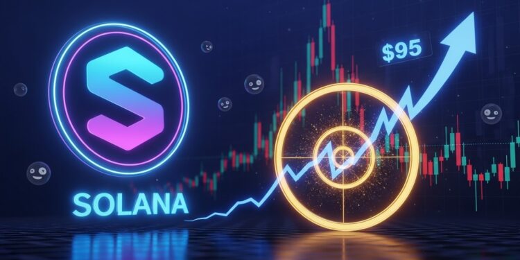 Solana Approche les 95 $ : Fibonacci et Breakout en Vue - Viral Mag Solana SOL flirte avec la résistance Fibonacci à 95 $ Volume et open interest en hausse breakout vers 110 $ ou rejet vers 85 $ Analyse technique et perspectives mars 2026 Viral Mag