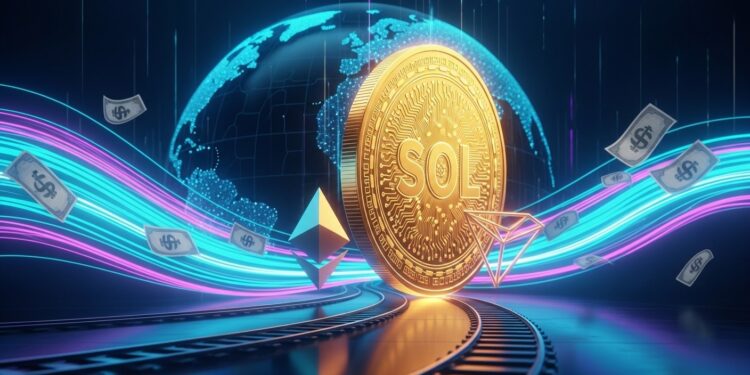 Solana Dépasse Ethereum : Prédiction SOL 2026 - Viral Mag Solana explose avec 650 milliards $ de stablecoins en février 2026 surpassant Ethereum et Tron Analyse technique et prévisions réalistes du prix SOL pour les mois à venir Viral Mag