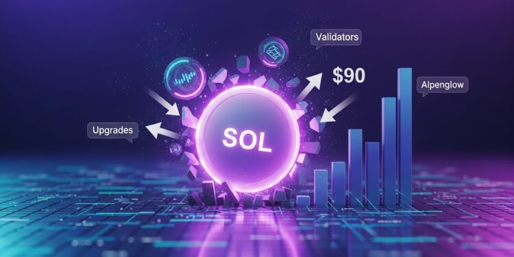 Solana Reprend Son Élan : Le Prix Décolle Au-Dessus de 90 Dollars - Viral Mag Le prix de Solana franchit à nouveau la barre des 90 dollars grâce à un volume massif et aux attentes autour de la mise à niveau Alpenglow Découvrez les facteurs qui soutiennent cette hausse et les perspectives pour ce leader des blockchains rapides Viral Mag