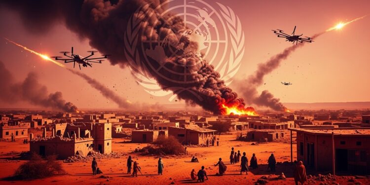 Le conflit au Soudan saggrave avec plus de 500 civils tués par frappes de drones entre janvier et mi mars 2026 selon lONU Une escalade dévastatrice dans le Kordofan et au delà des frontières   Viral Mag