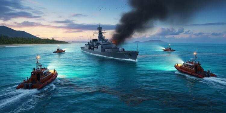 Sri Lanka : Marins Iraniens Secourus Après Torpillage en Océan Indien - Viral Mag Le Sri Lanka a recueilli les survivants dune frégate iranienne torpillée par un sous marin américain Découvrez les détails du sauvetage la pollution marine et les enjeux diplomatiques actuels Viral Mag