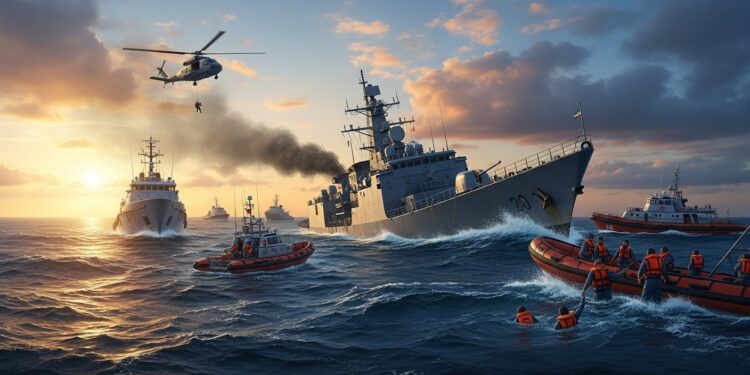 Sri Lanka Sauve 32 Marins d’une Frégate Iranienne Naufragée - Viral Mag Le Sri Lanka a secouru 32 marins iraniens grièvement blessés dune frégate qui a sombré dans locéan Indien Découvrez les détails de cette opération humanitaire urgente et les mystères entourant le naufrage Viral Mag