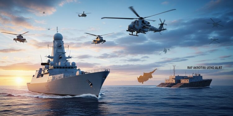 Starmer Envoie Navire Guerre et Antidrones à Chypre - Viral Mag Keir Starmer annonce le déploiement du HMS Dragon et dhélicoptères antidrones en Méditerranée orientale après une attaque sur la base dAkrotiri à Chypre Renforcement défensif face aux menaces régionales Viral Mag