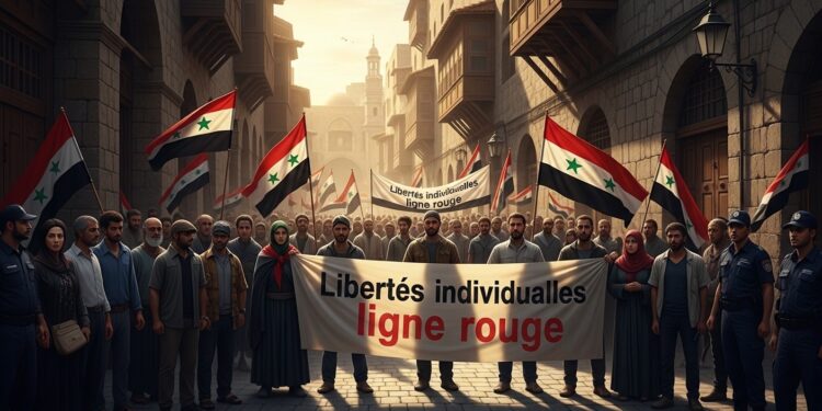 À Damas des centaines de Syriens manifestent contre linterdiction progressive de lalcool dans les bars et restaurants par les nouvelles autorités Libertés individuelles menacées  Décryptage dune tension croissante   Viral Mag