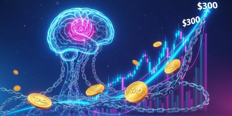 Le token TAO de Bittensor franchit les 300 dollars avec une hausse de 16  en 24 heures Découvrez pourquoi lengouement pour lIA décentralisée relance ce projet innovant malgré un marché crypto en berne   Viral Mag