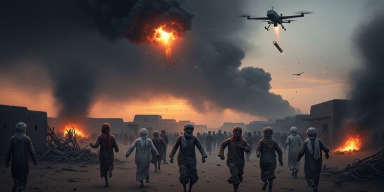 Tchad : 17 Morts dans une Attaque de Drone Venue du Soudan - Viral Mag Tragédie à Tiné un drone du Soudan tue 17 civils au Tchad malgré la frontière fermée Riposte ordonnée ONU condamne Le conflit soudanais déborde dangereusement Viral Mag